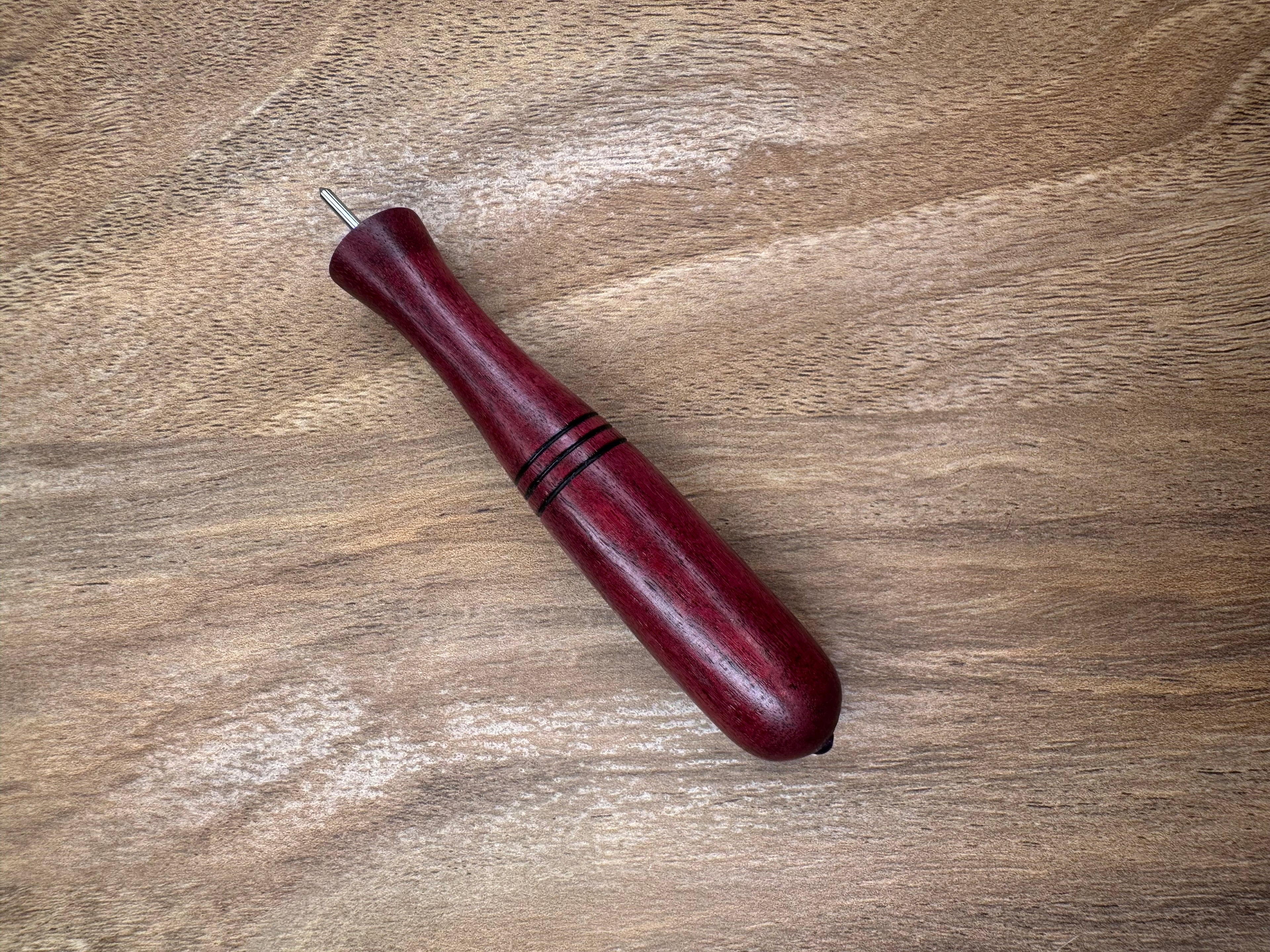 Purpleheart Wood with Amethyst