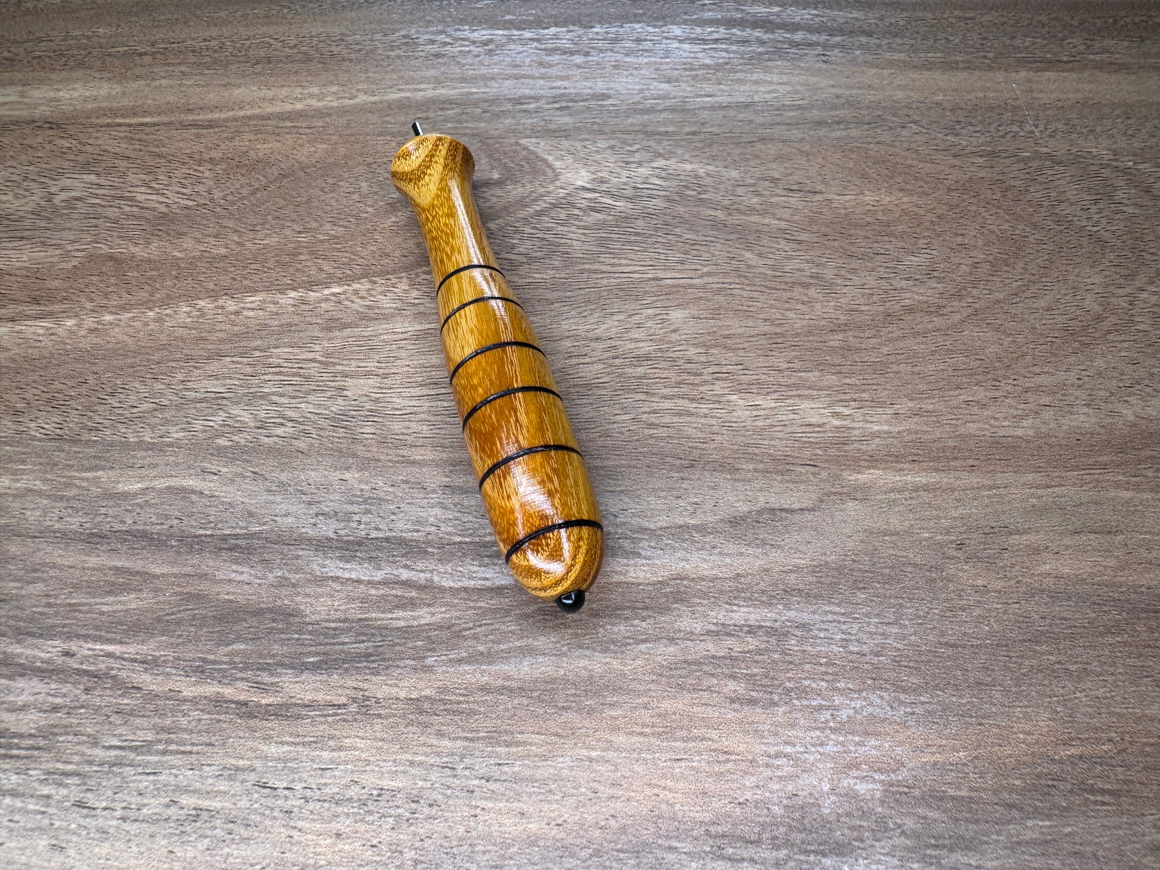 Osage Orange with Rainbow Obsidian