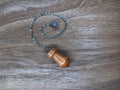 Alder Wood Pendulum with Labradorite