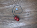 Red Cedar Pendulum Rainbow Moonstone
