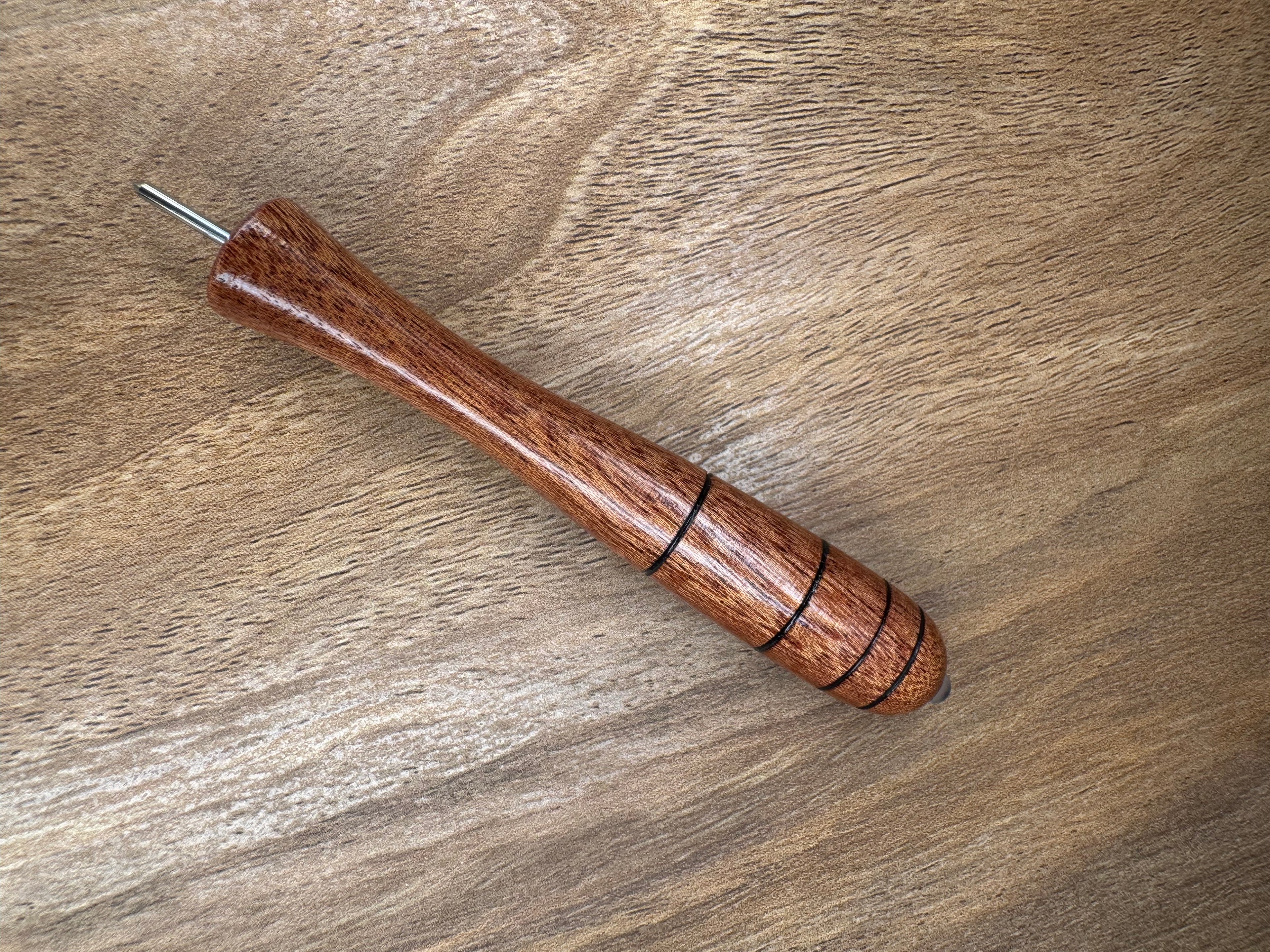 Sapele with Rainbow Moonstone