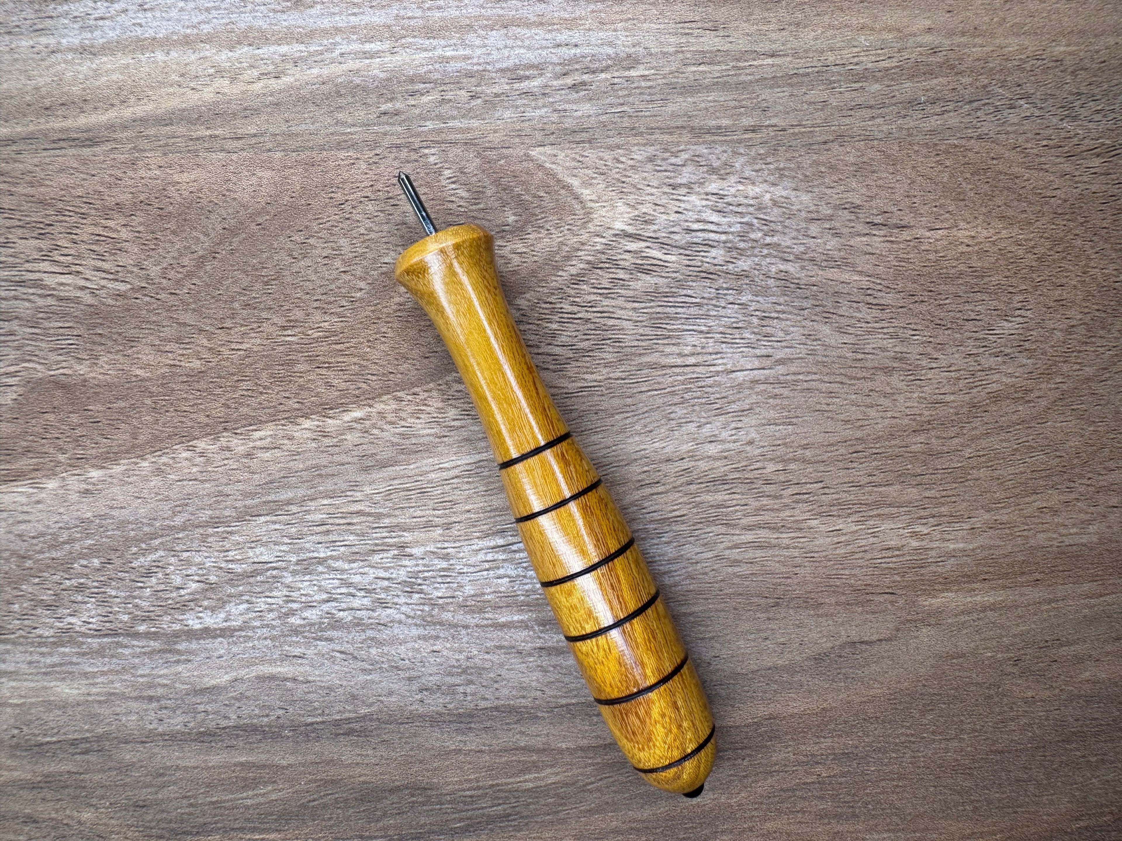Osage Orange with Rainbow Obsidian