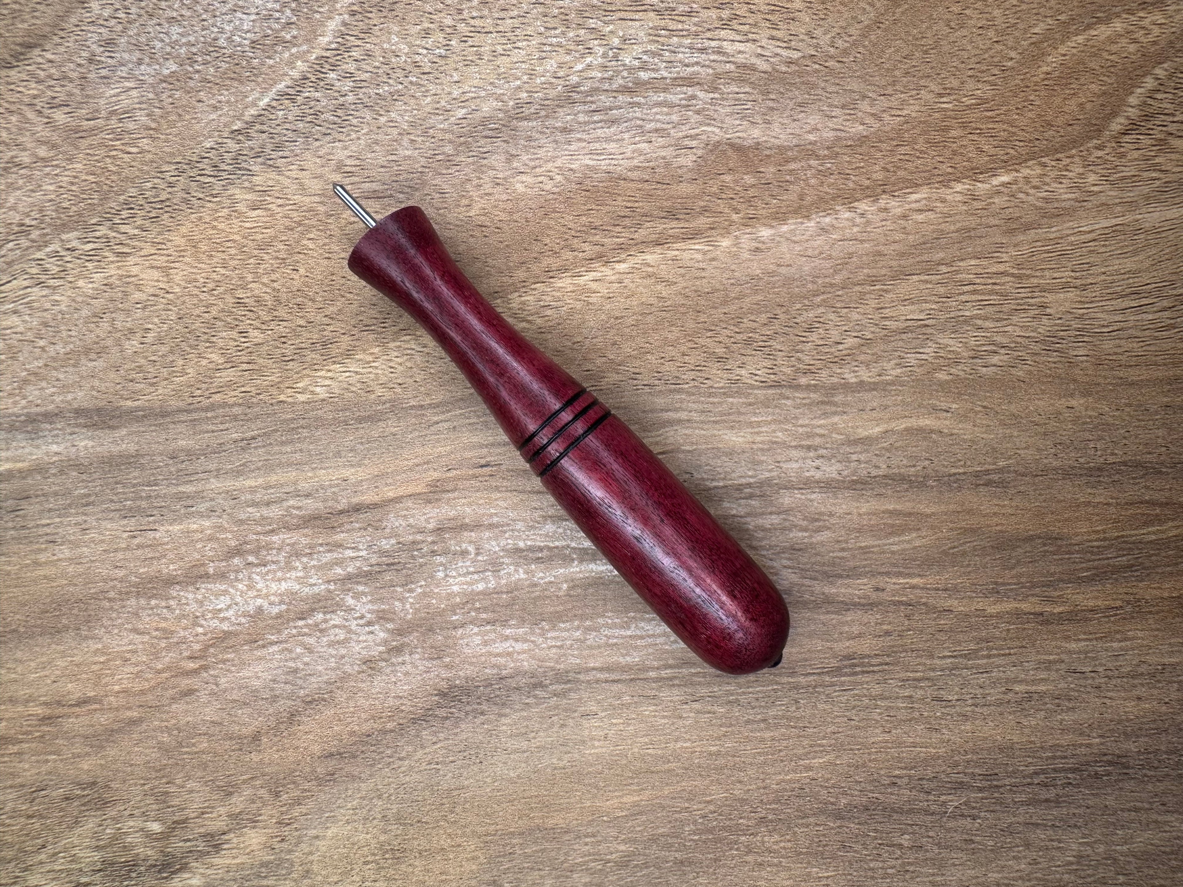 Purpleheart Wood with Amethyst