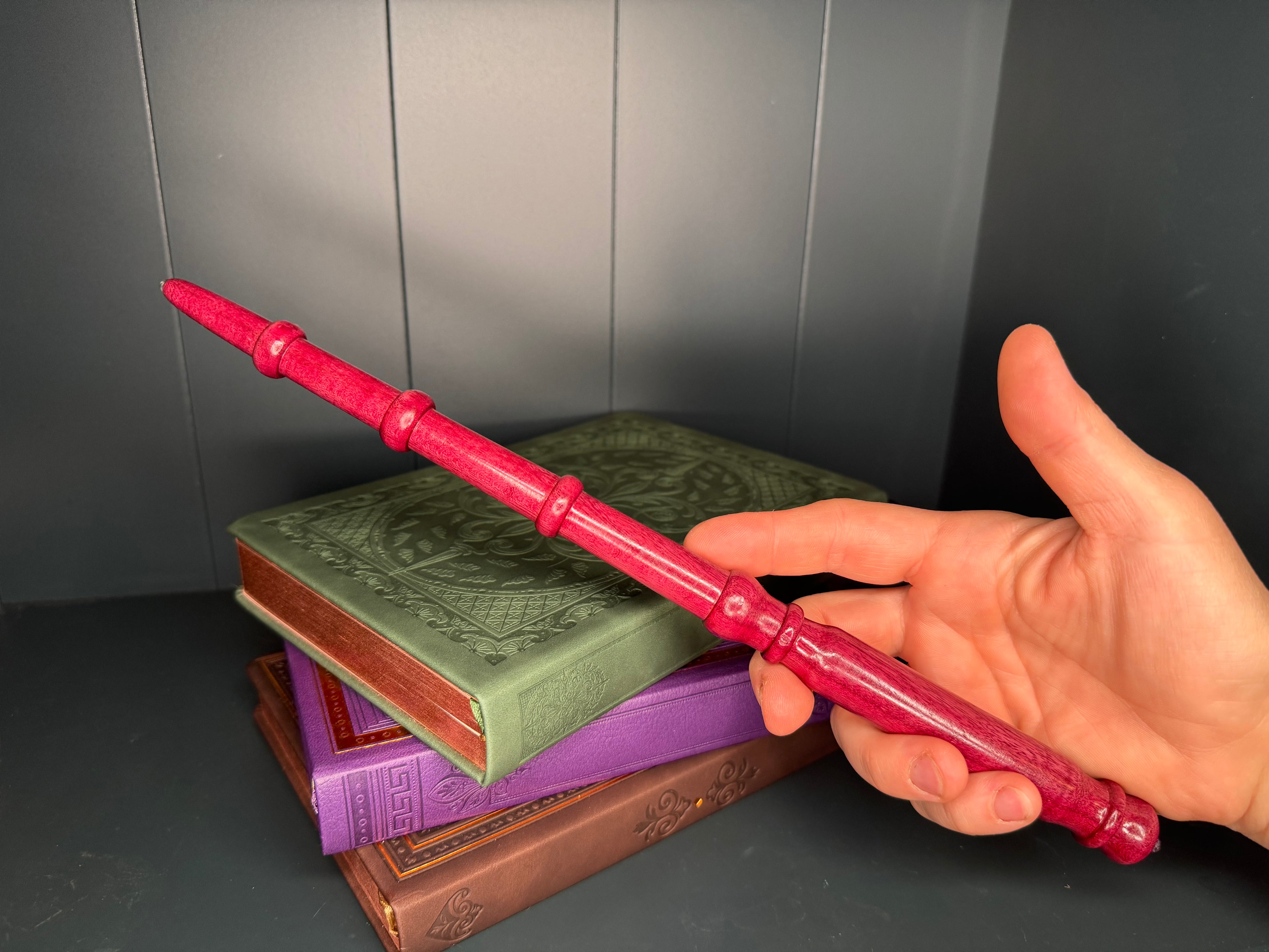 Handcrafted Purple Heart Wood Wand