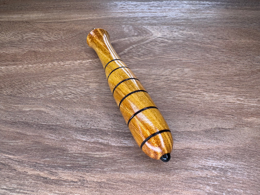 Osage Orange with Rainbow Obsidian