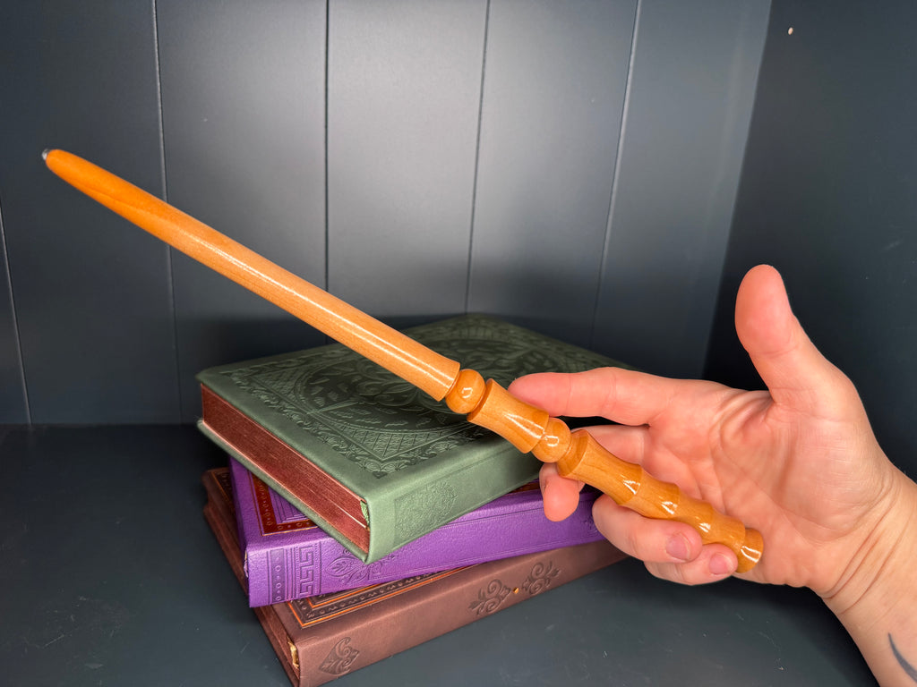 Handcrafted Cherry Wood Wand