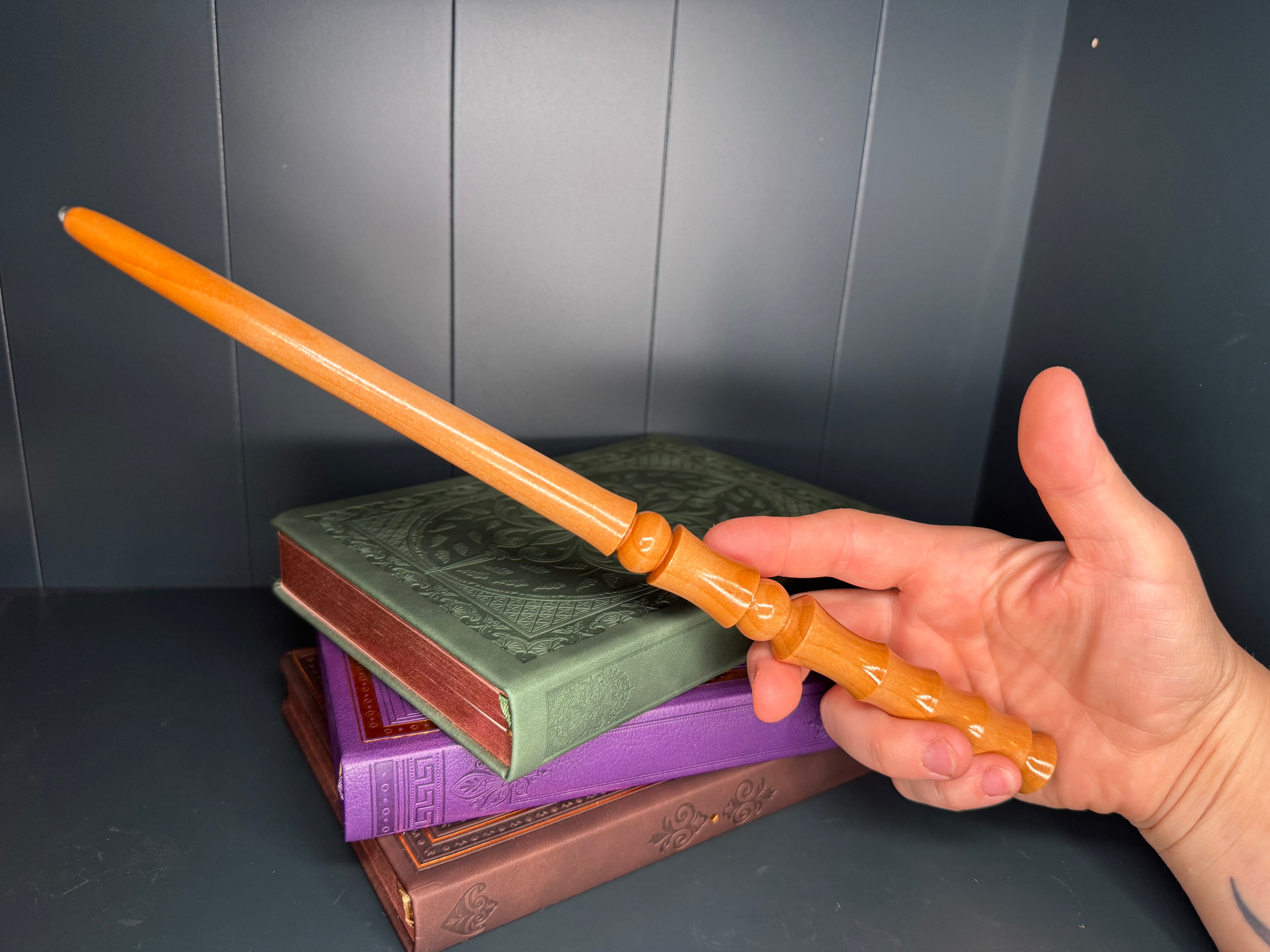 Handcrafted Cherry Wood Wand
