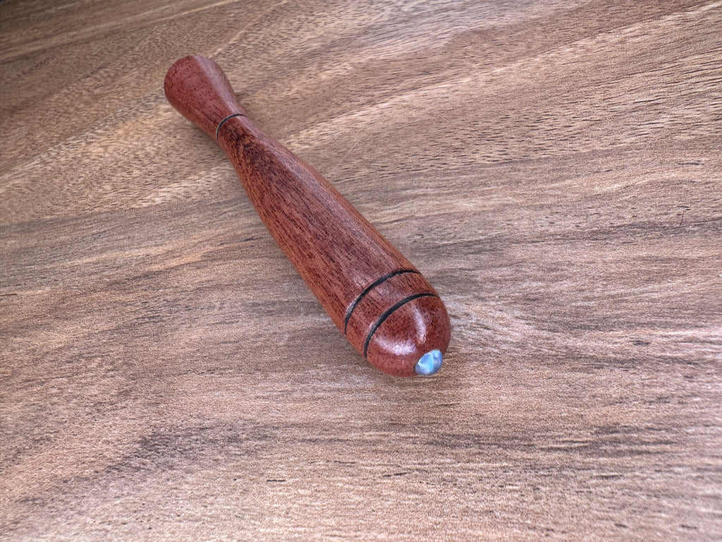Sapele and Rainbow Moonstone