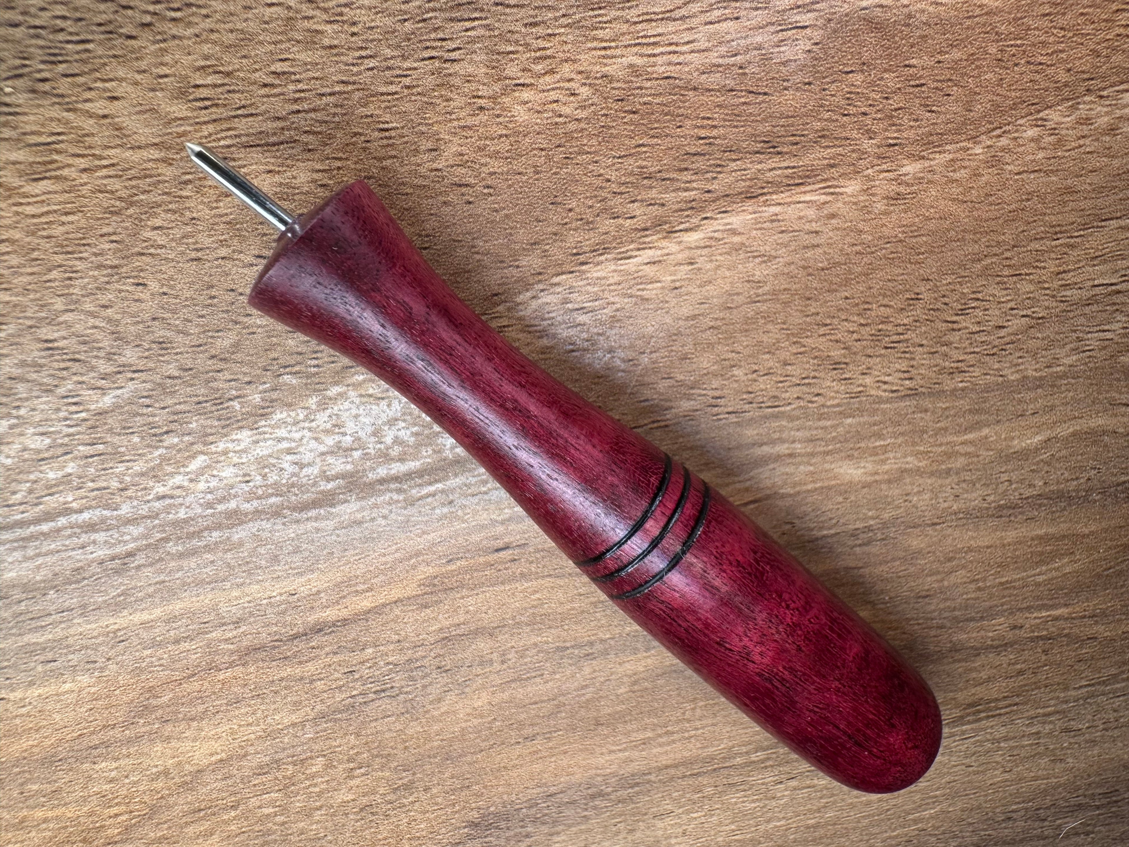 Purpleheart Wood with Amethyst