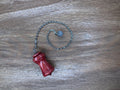 Red Cedar Pendulum with Labradorite