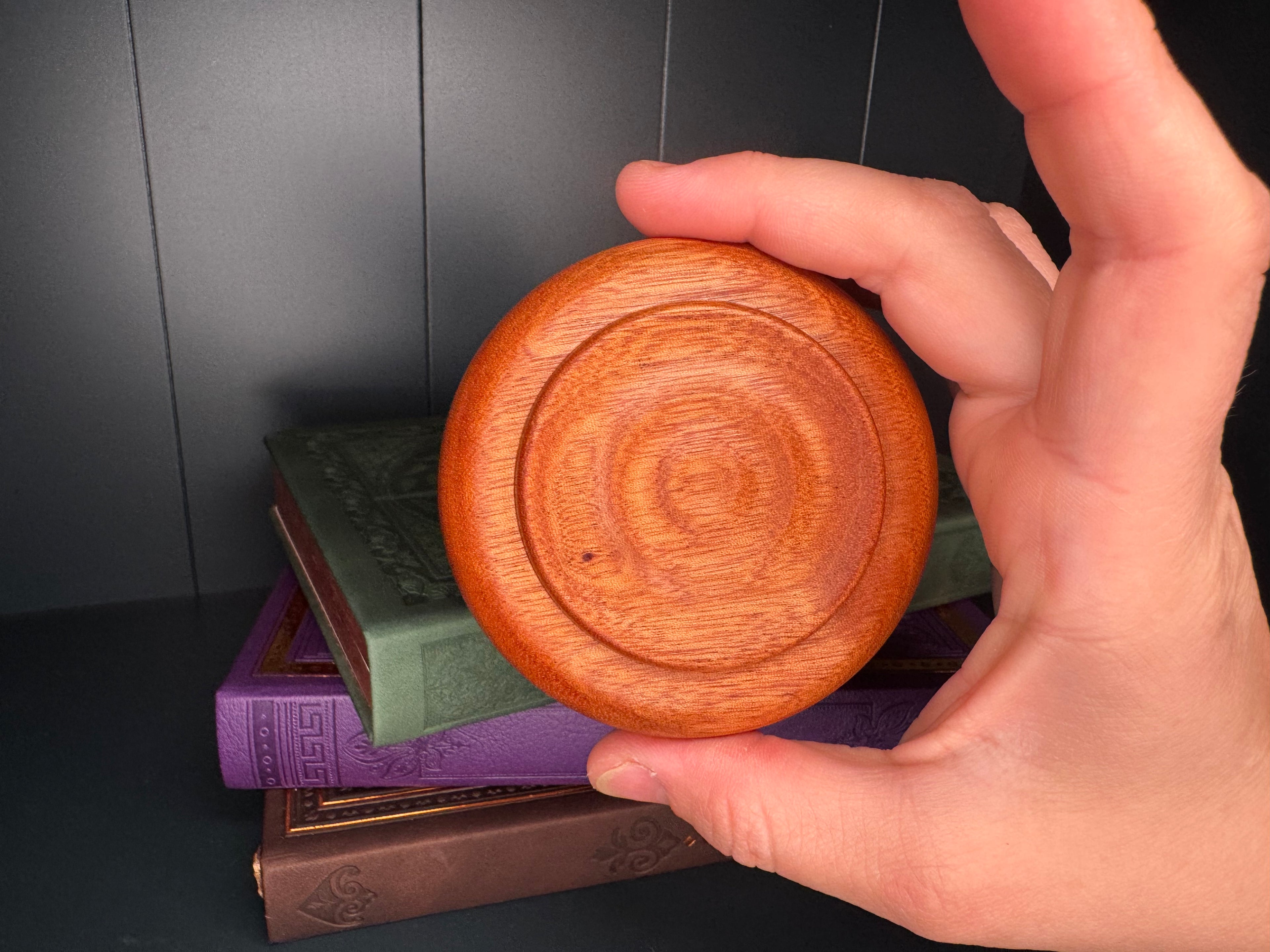 Handcrafted Sapele Wood Offering Bowl